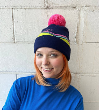 Retro 80s Mountain Skiing Hat - FINAL SALE - Sincerely Betty