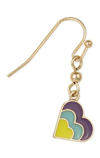 Retro Heart Earrings - FINAL SALE - Sincerely Betty