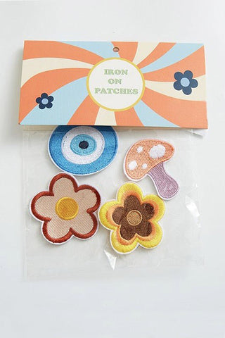 Retro Iron on Patches - Sincerely Betty
