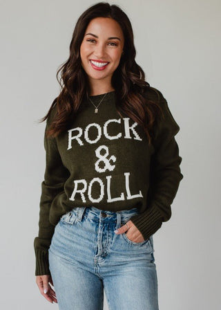 Rock & Roll Knit Sweater - Sincerely Betty