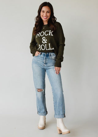 Rock & Roll Knit Sweater - Sincerely Betty
