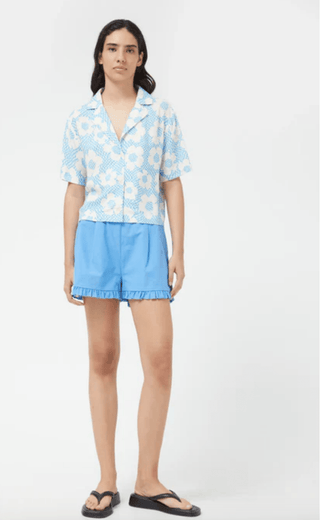 Ruffled Trim Shorts - FINAL SALE - Sincerely Betty