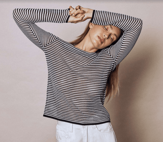 Sami Stripe Long Sleeve Knit Top - FINAL SALE - Sincerely Betty