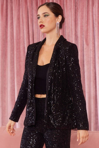 Sequin Blazer - FINAL SALE - Sincerely Betty