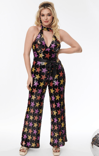 Sequin Star Jumpsuit - FINAL SALE - Sincerely Betty