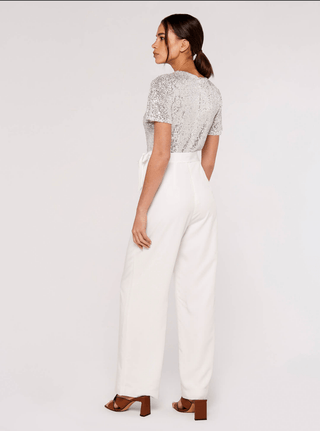 Sequined Top Jumpsuit - FINAL SALE - Sincerely Betty