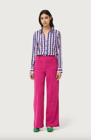 Serpentina Striped Blouse - Sincerely Betty