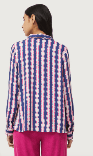 Serpentina Striped Blouse - Sincerely Betty
