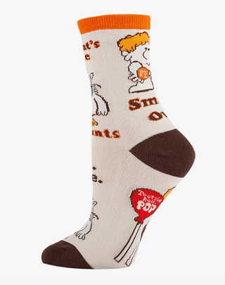 Smart Owl Crew Socks - Sincerely Betty