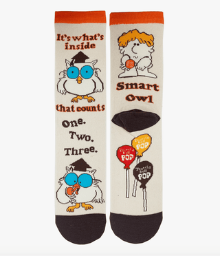 Smart Owl Crew Socks - Sincerely Betty