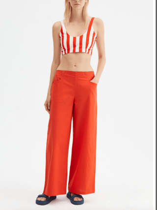 Stripe Print Crop Tank Top - FINAL SALE - Sincerely Betty