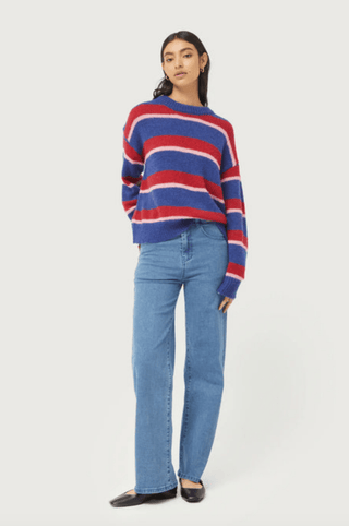Striped Knit Sweater - Sincerely Betty