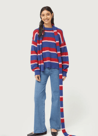 Striped Knit Sweater - Sincerely Betty