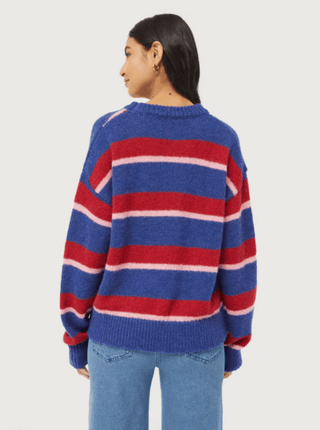 Striped Knit Sweater - Sincerely Betty