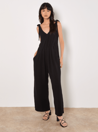 Tetra Tie Shoulder Jumpsuit - Sincerely Betty