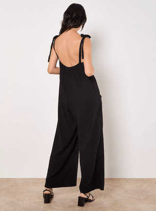 Tetra Tie Shoulder Jumpsuit - Sincerely Betty