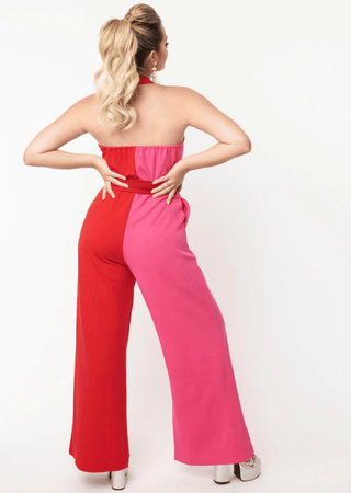 Twist & Shout Halter Jumpsuit - FINAL SALE - Sincerely Betty