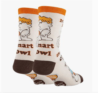 Unisex Smart Owl Crew Socks - Sincerely Betty