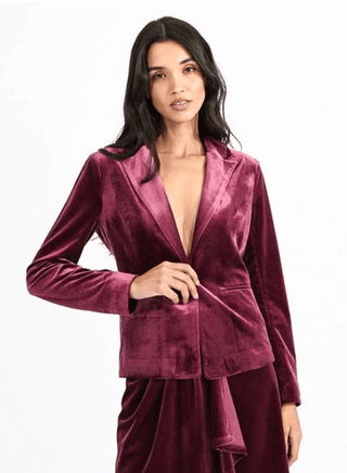 Velvet Blazer - Sincerely Betty