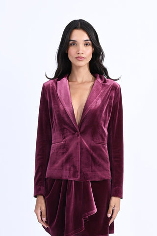 Velvet Blazer - Sincerely Betty