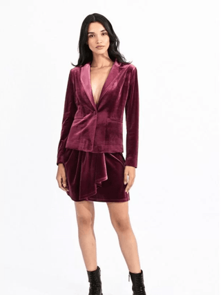 Velvet Blazer - Sincerely Betty