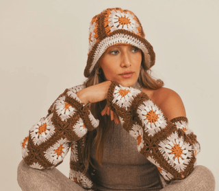Whoopsie Daisy Crochet Bucket Hat - Sincerely Betty