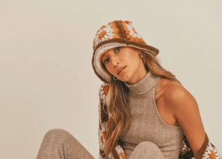 Whoopsie Daisy Crochet Bucket Hat - Sincerely Betty