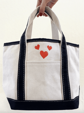 Wild At Heart Mini Canvas Tote - Sincerely Betty