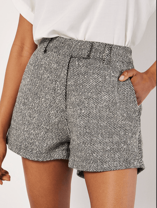 Woven Textured Shorts - Sincerely Betty