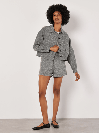 Woven Textured Shorts - Sincerely Betty