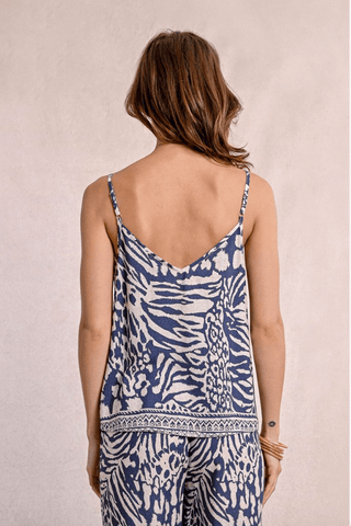 Zebra Print Camisole Tank Top - Sincerely Betty