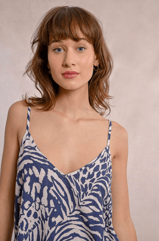 Zebra Print Camisole Tank Top - Sincerely Betty