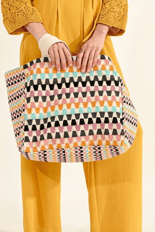 Zig Zag Wave Tote - Sincerely Betty