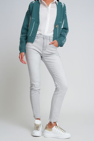 Skinny Jeans in Grey-FINAL SALE