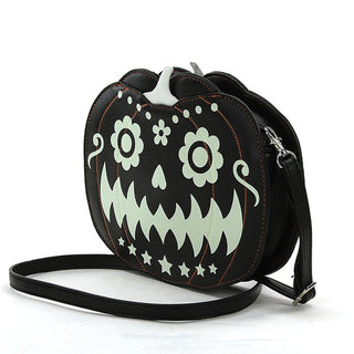 Glow in the Dark Pumpkin Crossbody Bag