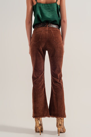 Corduroy Flare Pants