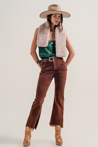 Corduroy Flare Pants