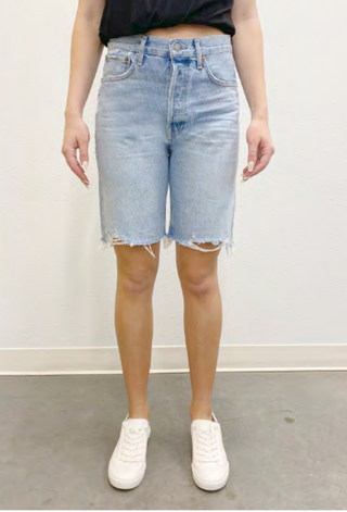 Kiki High-Rise Denim Shorts-FINAL SALE