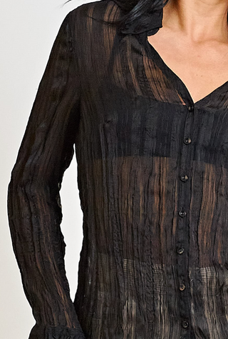 Plisse Textured Top-FINAL SALE