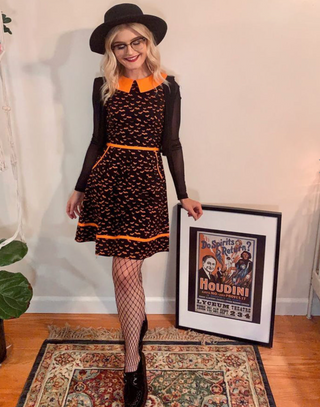 Bats Bats Bats Print Dress-FINAL SALE