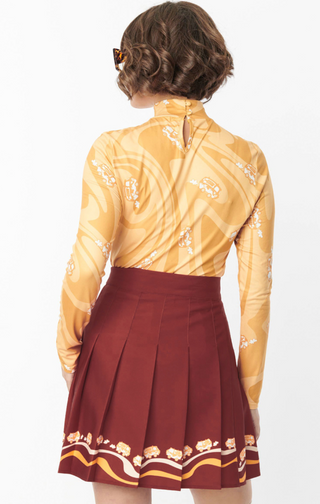 Scooby Doo Pleated Mini Skirt-FINAL SALE