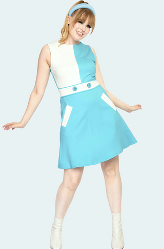 Mod Panel 60s Mini Dress