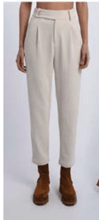 Corduroy Pleated Crop Pants - FINAL SALE - Sincerely Betty