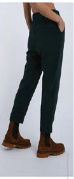 Corduroy Pleated Crop Pants - FINAL SALE - Sincerely Betty