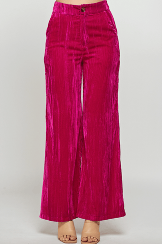 Crushed Velvet Pants - FINAL SALE - Sincerely Betty