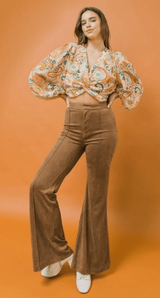 Faux Suede Pant–FINAL SALE - Sincerely Betty