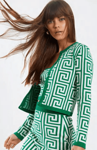 Geo Knit Cardigan - FINAL SALE - Sincerely Betty