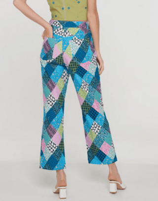 Patchwork Print Organic Pants - FINAL SALE - Sincerely Betty