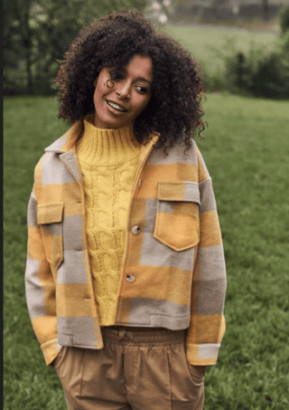 Plaid Crop Jacket - FINAL SALE - Sincerely Betty