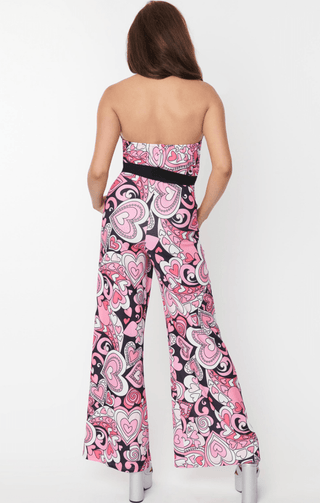 Psychedelic Heart Jumpsuit - FINAL SALE - Sincerely Betty